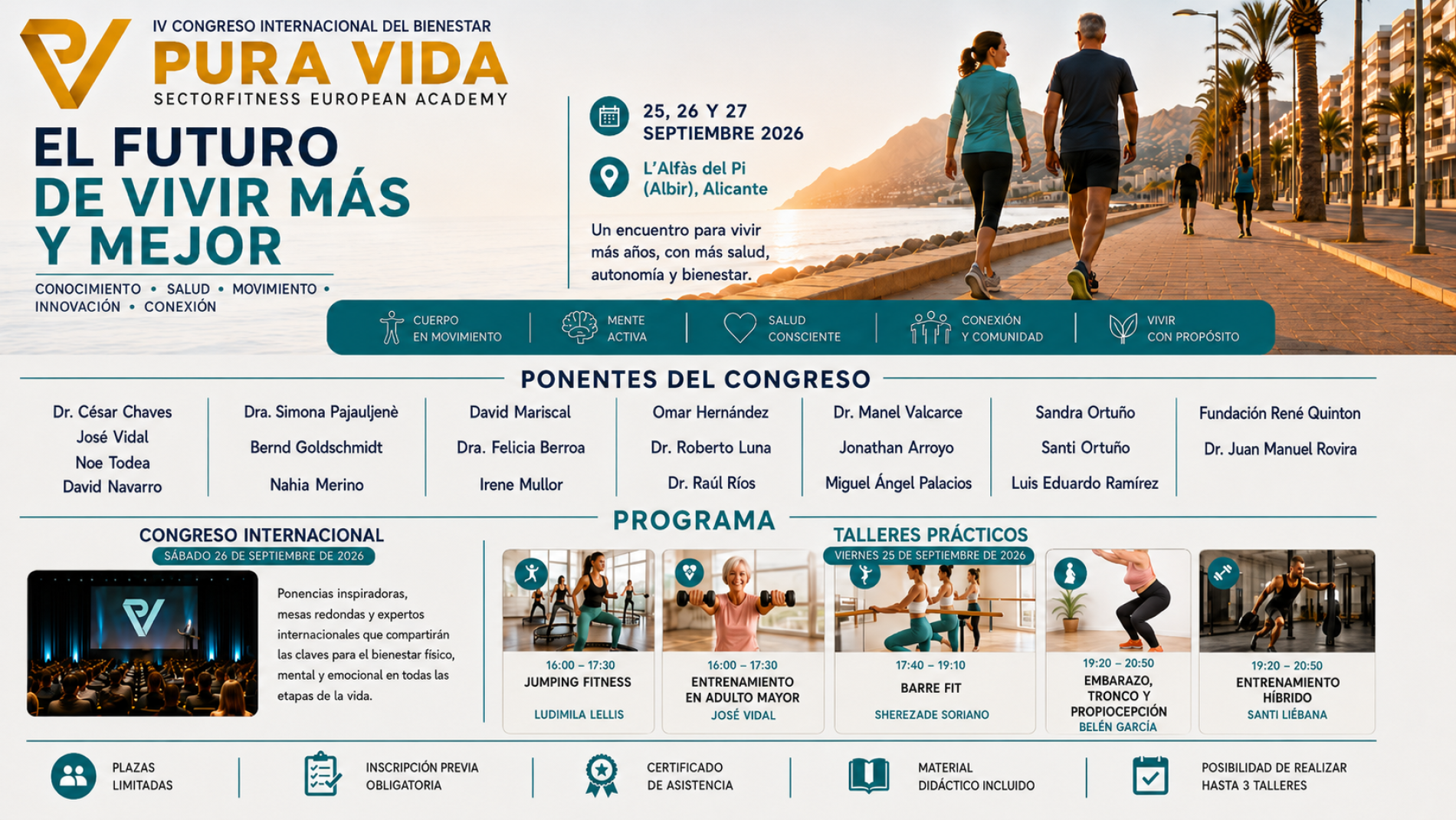 IV Congreso Internacional PURA VIDA Envejecimiento saludable