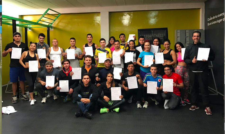 Curso de Musculación en Bogota concluido