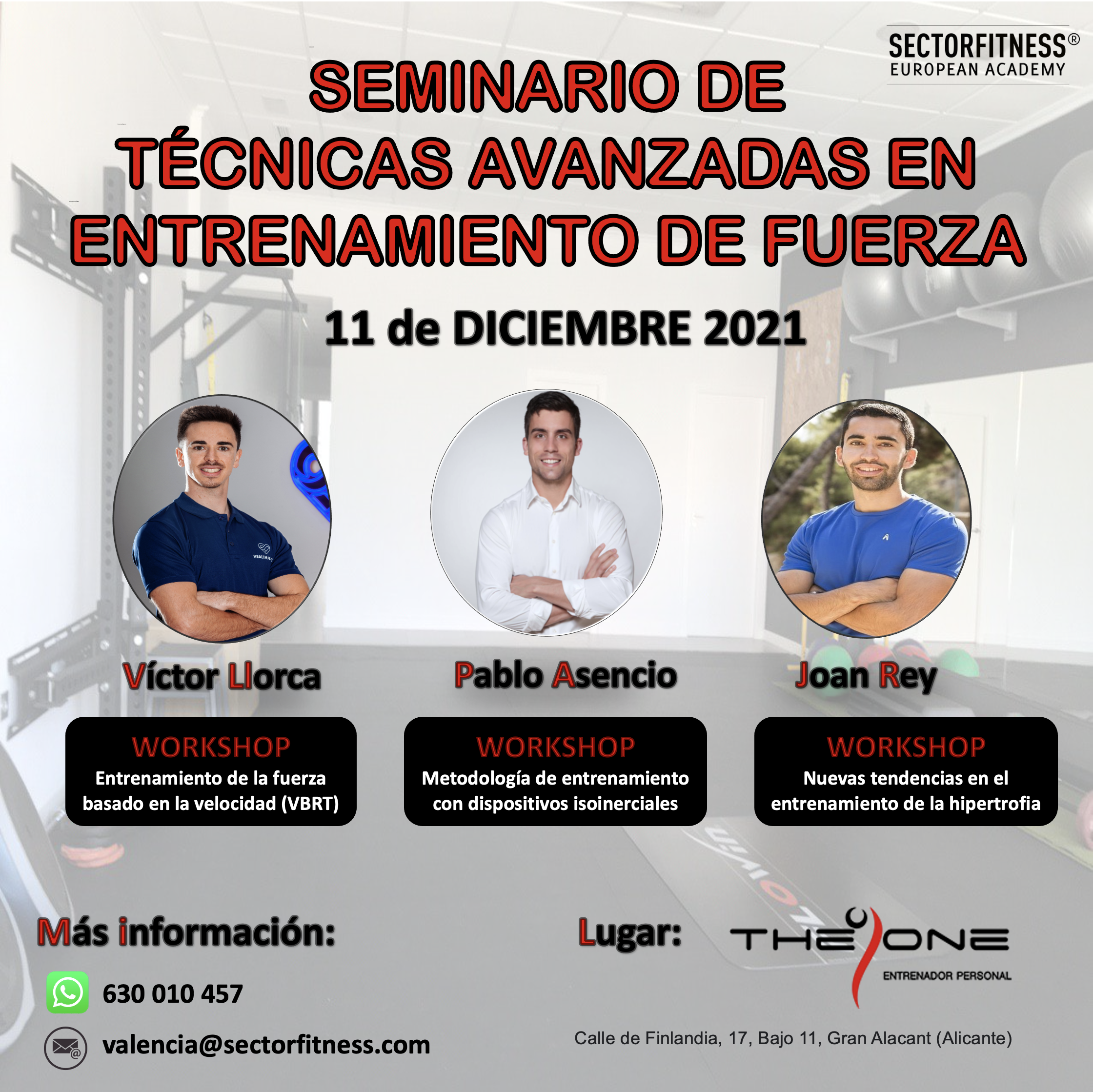 SEMINARIO EN TÉCNICAS AVANZADAS EN ENTRENAMIENTO DE FUERZA SEMINARIO EN TÉCNICAS AVANZADAS EN ENTRENAMIENTO DE FUERZA