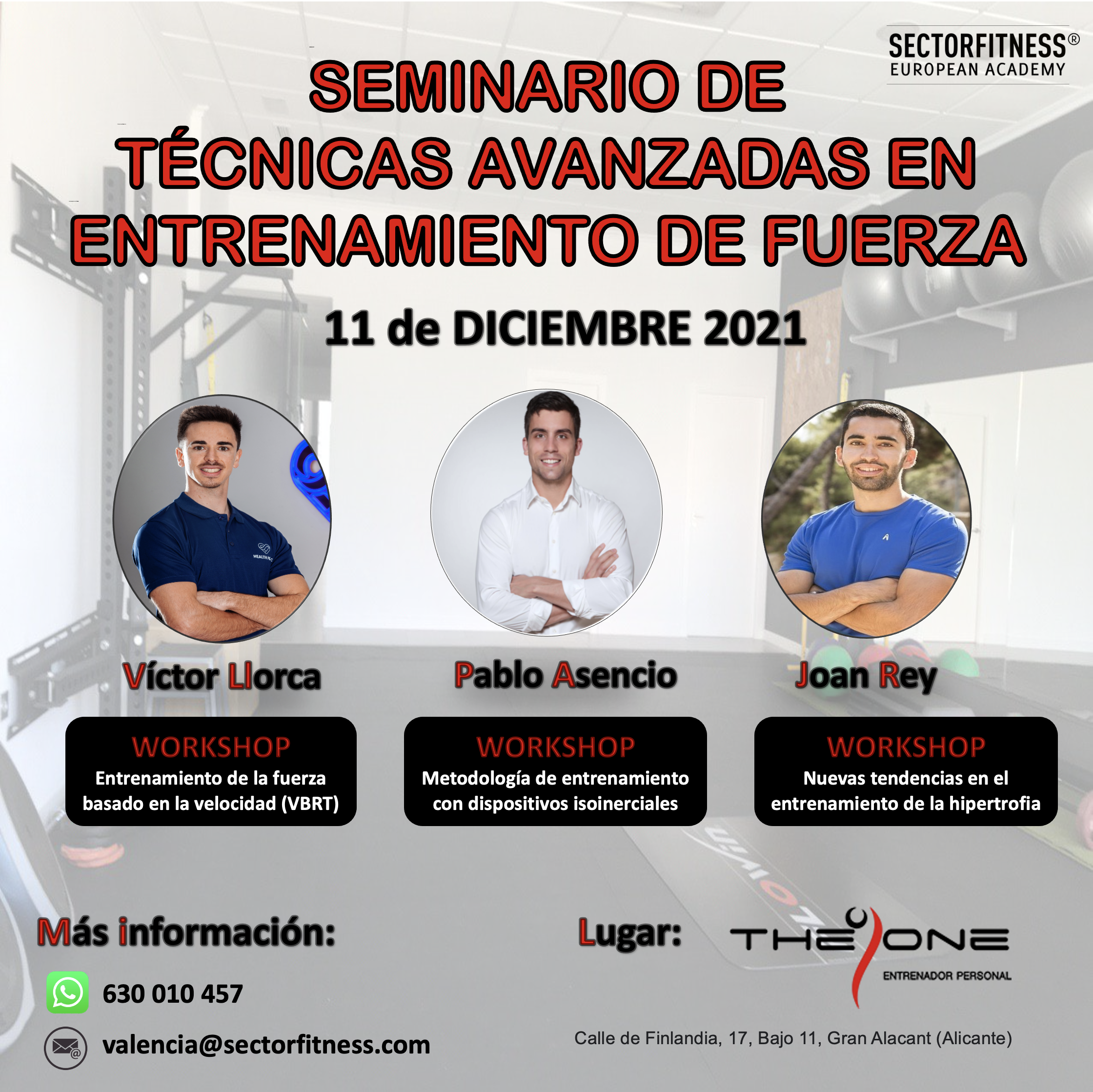 SEMINARIO EN TÉCNICAS AVANZADAS EN ENTRENAMIENTO DE FUERZA