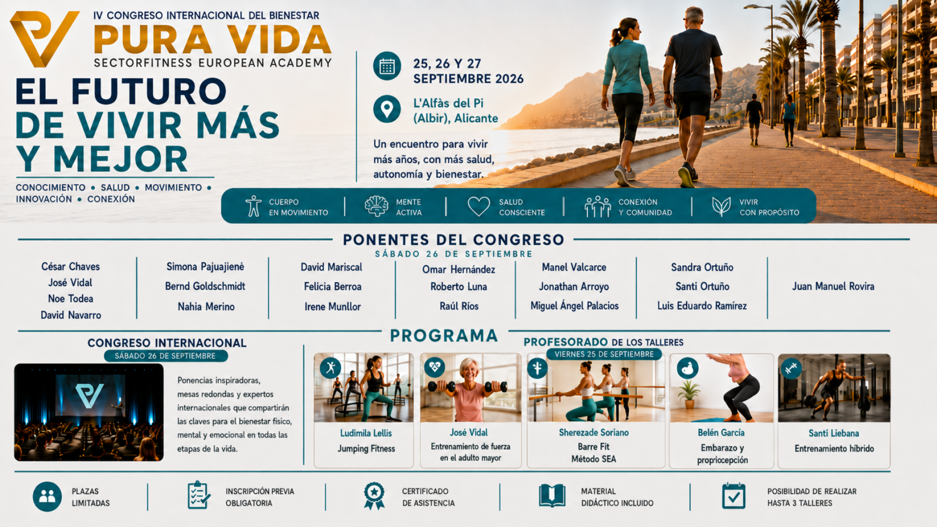 IV Congreso Internacional PURA VIDA Envejecimiento saludable