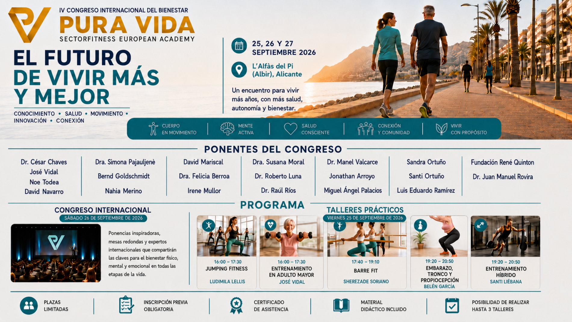 IV Congreso Internacional PURA VIDA Envejecimiento saludable