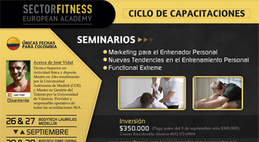 Comienza el Ciclo de Capacitaciones de SECTORFITNESS en Colombia